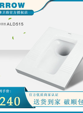 箭牌蹲便器蹲坑式蹲厕所便池冲水箱整套家用防臭卫生间ALD515-1E