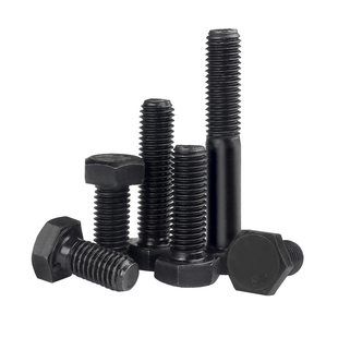 速发8.8级外六角螺丝加长高强度外六角头螺栓发黑螺丝钉M465M M8M