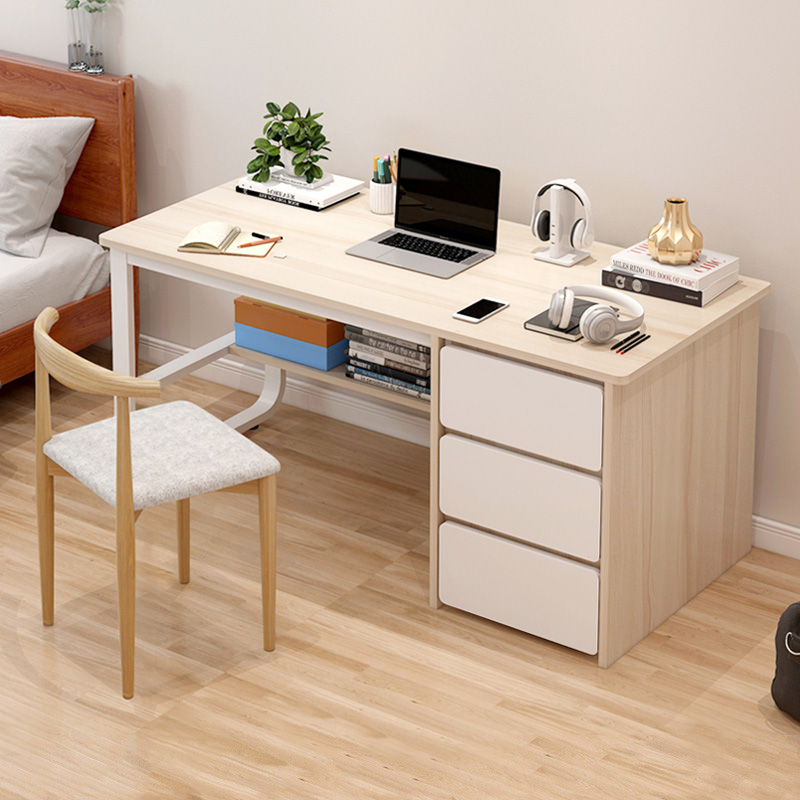 速发电书台式桌家用办字桌简约办公室简易桌子学生脑桌写公学习桌