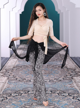 速发2024新款肚皮舞练功表演出服套装um So头合融鼓舞街风Shbi