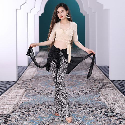 速发2024新款肚皮舞练功表演出服套装um So头合融鼓舞街风Shbi