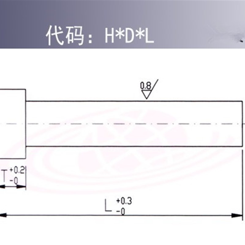 速发SKD11冲针 T冲-具配件 高速钢模头非标 直径5冲20mm120长