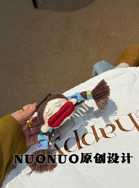 原创手工丑娃娃甜美丑萌鲨鱼夹
