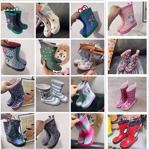 2023新款恐龙雨靴中筒卡通男童