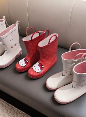 新款几双女童猫咪兔子雨 捡漏 （孤品 售完无  有瑕疵介义慎26-34