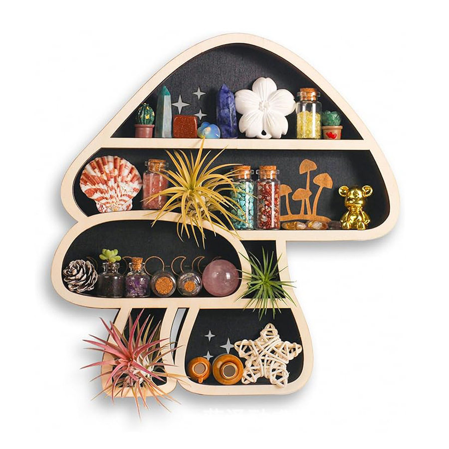 创意蘑菇造型书架图书馆幼儿园早教机构儿童绘本架落地卡通软装柜