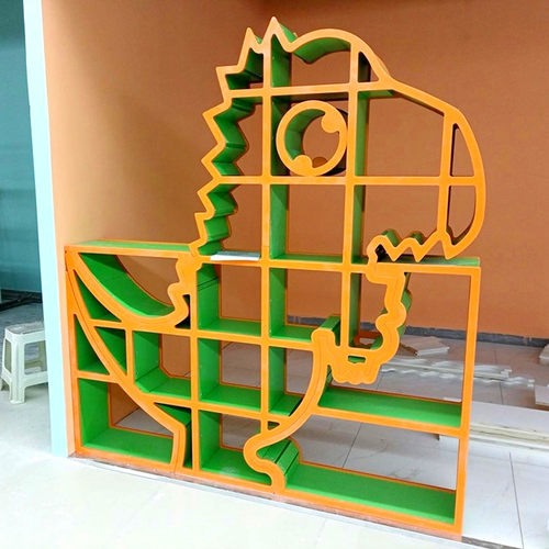 儿童恐龙软装书柜落地