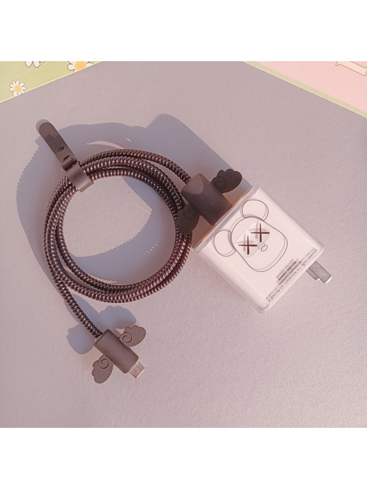 适用华为100w荣耀300ultra充电器400Pro数据线保护套Magic7缠绕绳