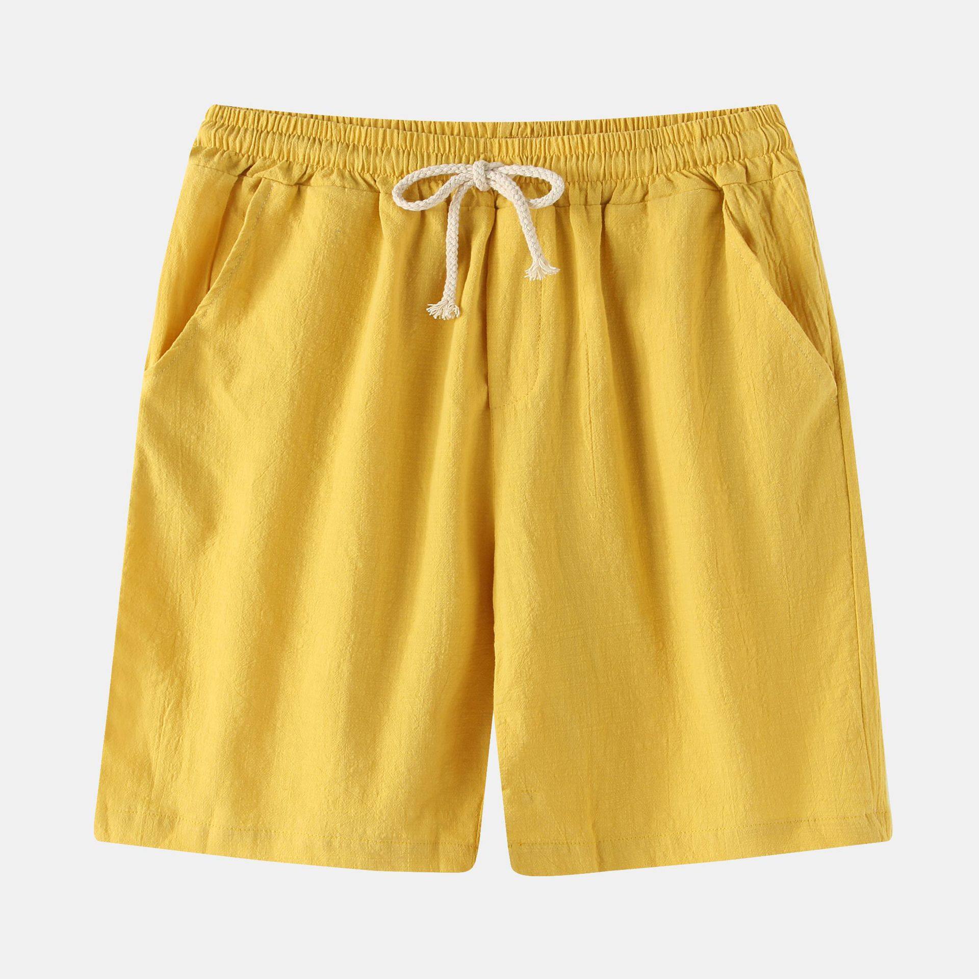夏新款中国风男士纯色松紧短裤Men's solid color elastic shorts,男装,衬衫,淘宝优惠券,粉丝福利购,淘宝优惠卷