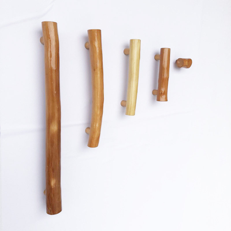 Cabinet door cupboard drawer solid wood handle modern Simplicity Log Northern Europe wardrobe Pebble wood woodiness Door handlein the Residential furniture , Cabinet , Cabinet Accessories , Handle  category - from Buy2taobao.com to provide professional Taobao agent buy service