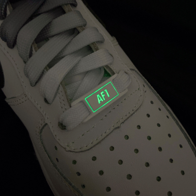 noctilucence夜光鞋带扣af1空军一号配饰男女配饰diy材料金属牌潮