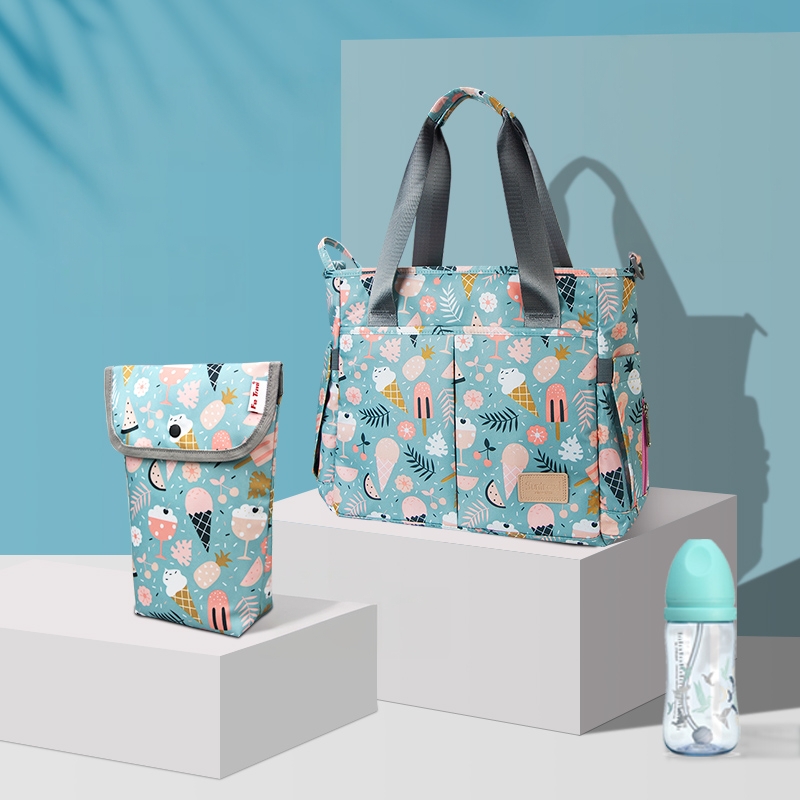 轻便妈咪单肩斜挎包防水母婴外出