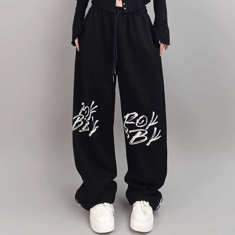 美式街头爵士街舞jazz两穿运动裤