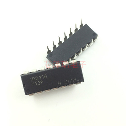 全新原装 IR2110 IR2110PBF/DIP-14 500V高侧和低侧栅极驱动器IC