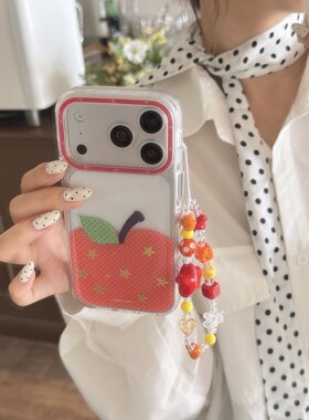 韩系鎏金星星iPhone全包防摔壳