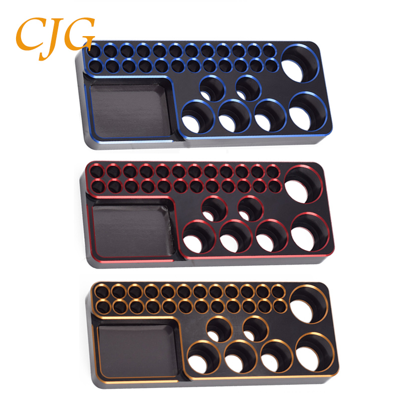 模型攀爬车SCX10 TRX4航模无人机直升机维修螺丝刀收纳架 插座