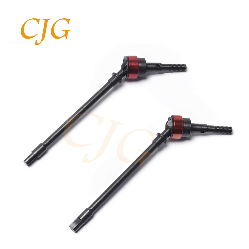 1/10攀爬车金属升级配件Axial SCX10前车桥传动轴CVD钢狗骨万向节