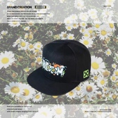 XIUNIX限定款 帽子绽放刺绣平檐帽男棒球帽美式 嘻哈帽遮阳帽百搭