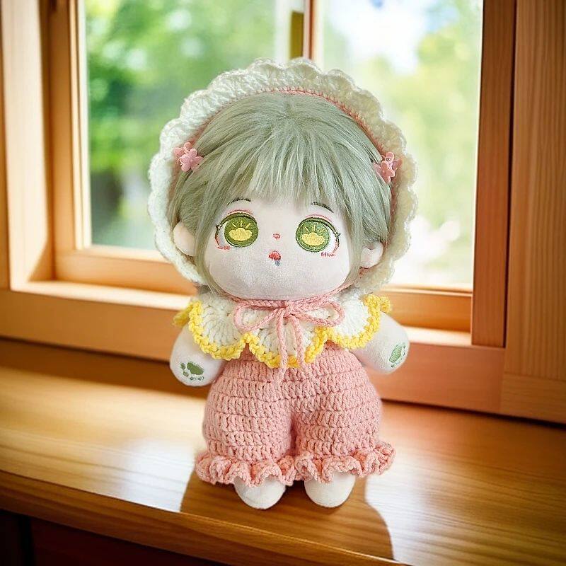 幼稚园20cm棉花娃娃衣服毛绒玩具公仔裙子换装钩针娃衣