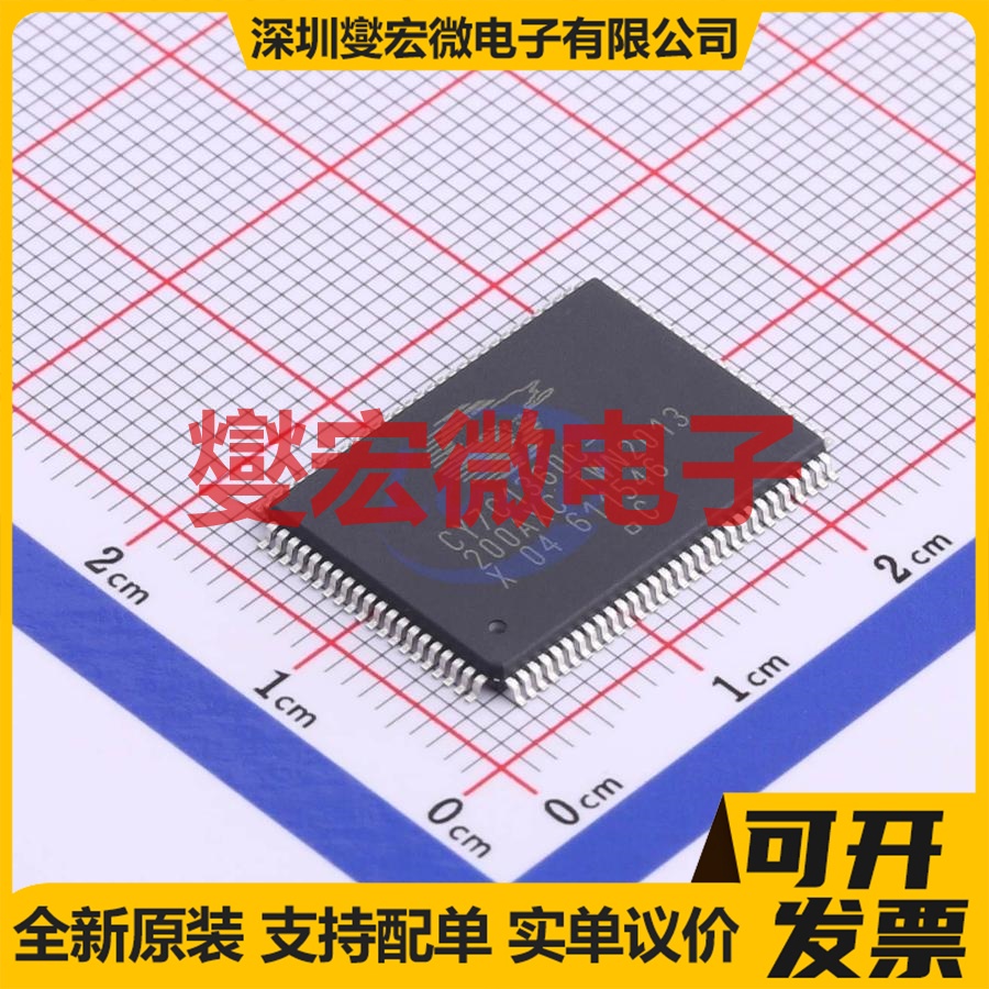 CY7C1360C-200AXC TQFP-100(14x20 9Mbit SRAM静态随机存取存储器