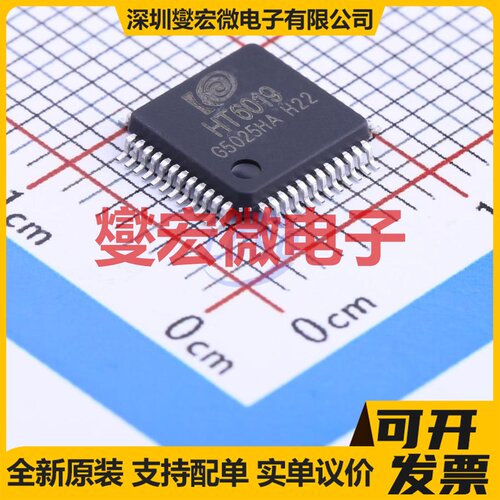 HT6019 LQFP-48(7x7) MCU/MPU/SOC微处理器控制器