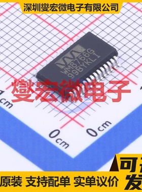 WM8766GEDS/RV SSOP-28-208mil DAC数模转换芯片IC