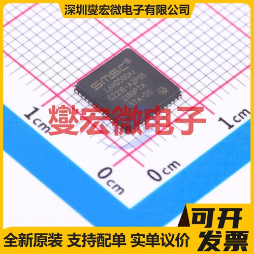 LAN9500AI-ABZJ-TR QFN-56-EP(8x8) 以太网控制器芯片IC