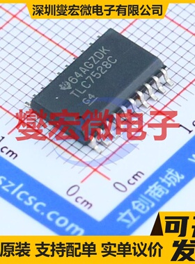 TLC7528CDWRG4 SOIC-20-300mil DAC数模转换芯片IC