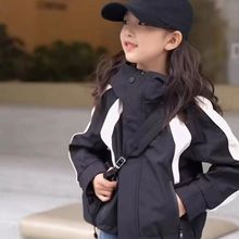 4女童外套春秋装5小女孩6中大童7儿童春款8秋季9洋气连帽风衣12岁