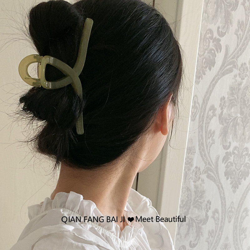 抓夹亚克力简约13厘米鲨鱼夹