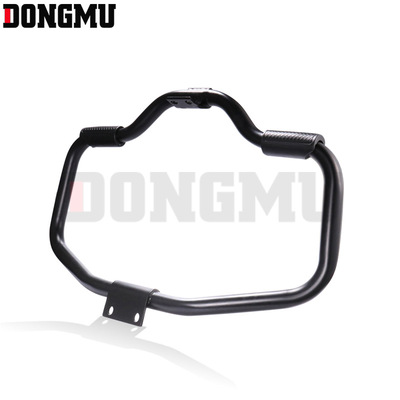 摩托车护杠适用于哈雷883 1200 x48 改装保险杆防摔杆加厚防摔胶