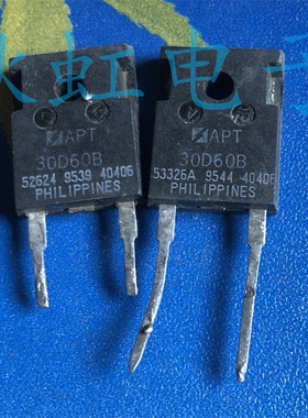 APT30D60B大功率二脚 原装进口拆机APT30D60BG快速恢复整流二极管