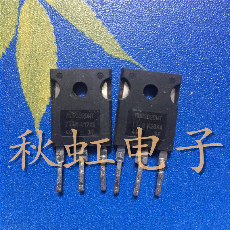 30A 200V 大功率快速恢复整流二极管  MUR3020WT 原装进口拆机