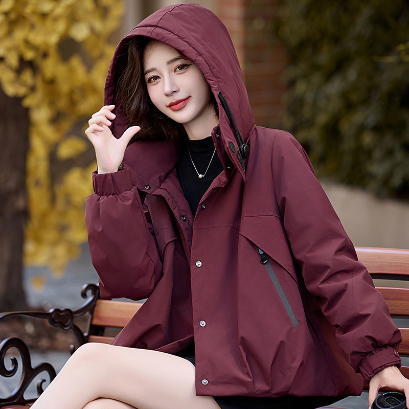 爆款羽绒服女白鸭绒羽绒服女保暖羽绒女短款羽绒服女小个子时尚