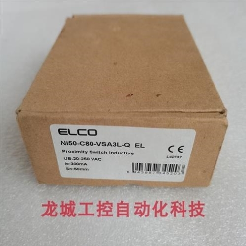 售前询价议价全新原装宜科ELCO传感器 Ni50-C80-VSA3L-Q EL 现货