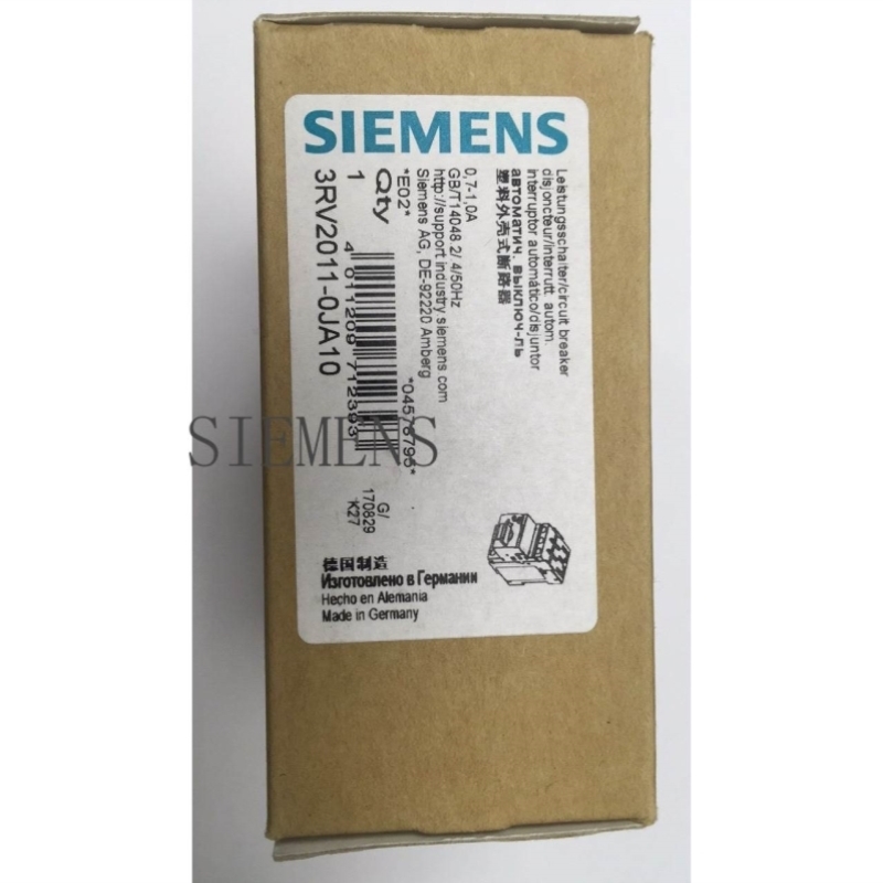 售前询价西门子电机保护开关 断路器3RV2011-1AA10 3RV20111AA10