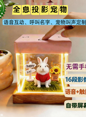 全息投影宠物3d立体影像盒狗狗猫咪宠物离世纪念品定制3d投影仪
