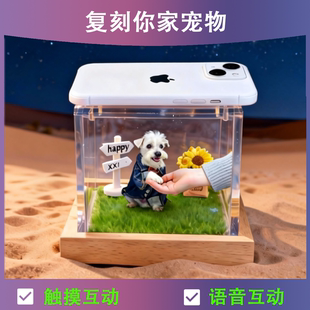 宠物全息数字屋宠物全息投影盒子纪念屋摆件3d手机影像盒