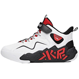 安踏童鞋男童水泥克星篮球鞋2026春季新款儿童魔术贴运动鞋中大童