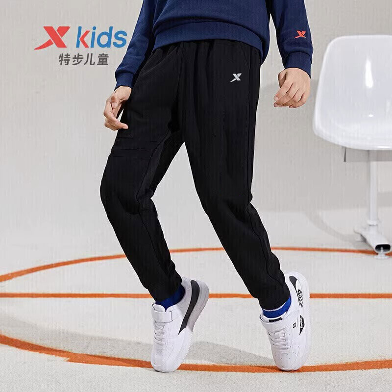 童装男大童运动裤特步