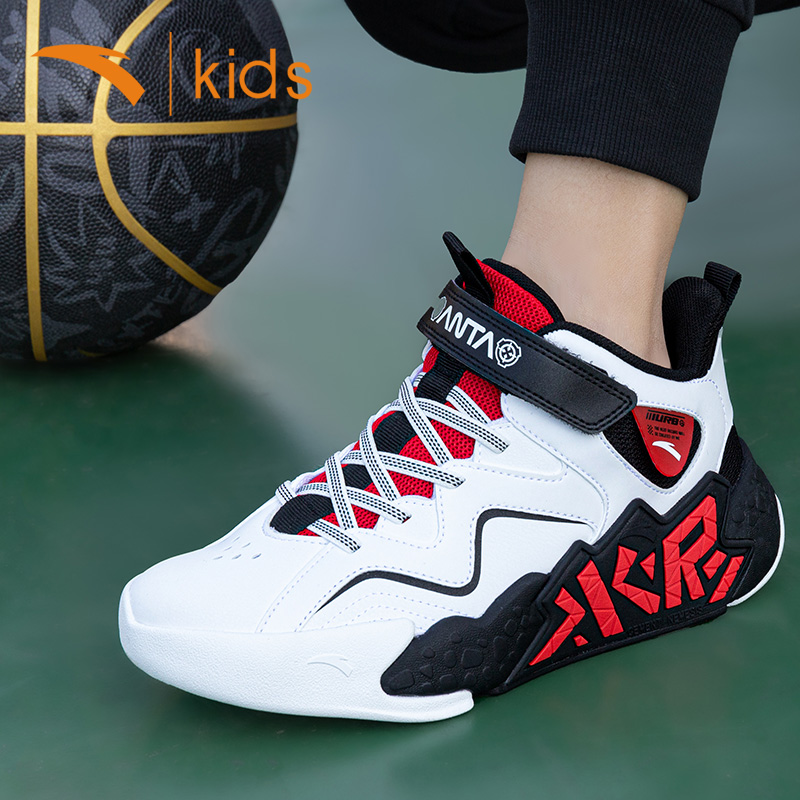水泥克星安踏儿童篮球鞋