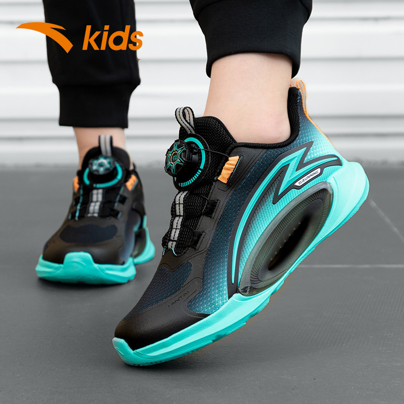 安踏童鞋乘风运动鞋2025冬季新款男大童跑步鞋儿童旋钮扣休闲鞋子