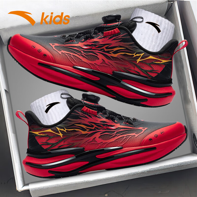 安踏赤焰6.0跑鞋童鞋男童2025冬季新款男中大童跑步鞋运动鞋跑鞋