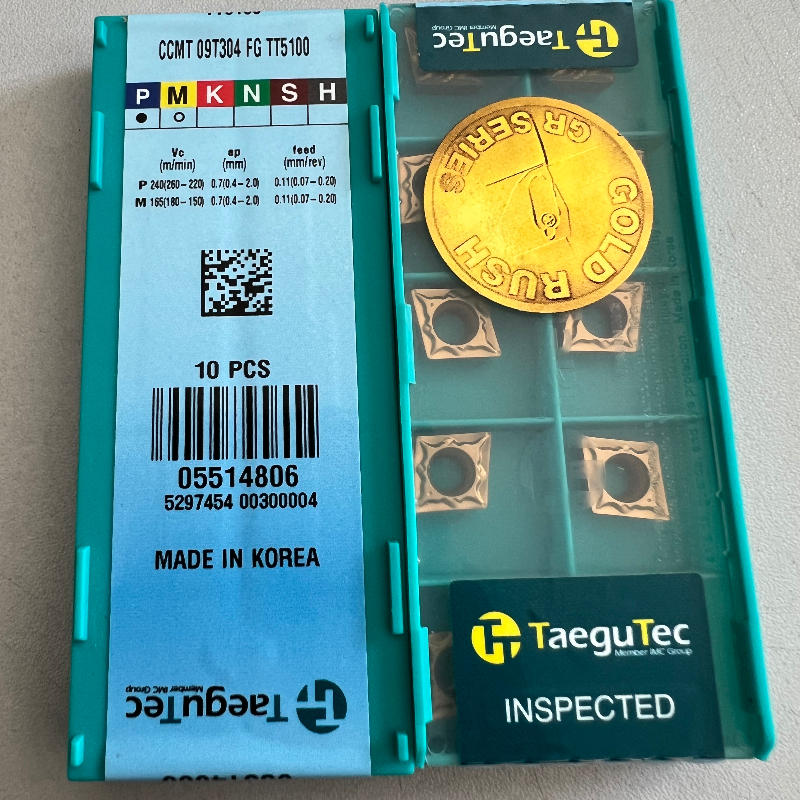 韩国特固克数控刀片CCMT09T308 FG CT3000/CCMT09T304 MT CT3000