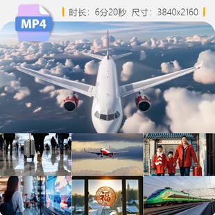 高清2025春运高铁复兴号动车组京沪线夕阳下飞驰回家过年视频素材