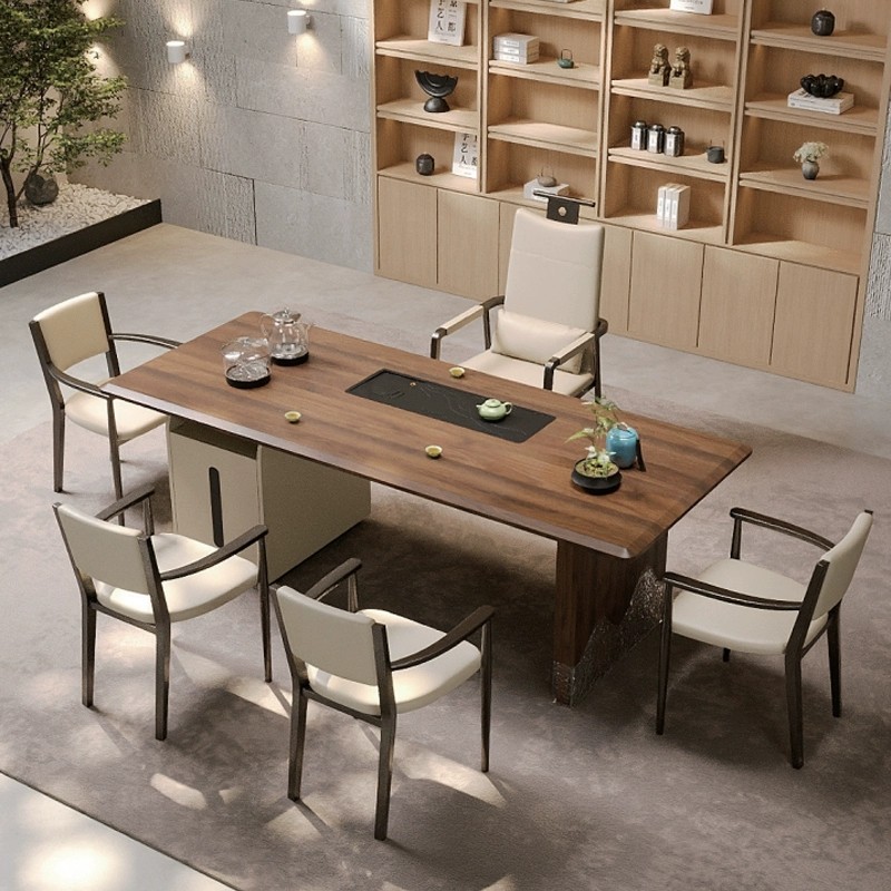 现代简约实木茶桌椅客厅办公室书房泡茶喝茶一体高级感茶桌椅组合,住宅家具,家用茶台/茶桌,淘宝优惠券,粉丝福利购,淘宝优惠卷