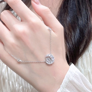 纯银s999「幻梦心月」项链女轻奢高级设计纪念日520礼物送女友