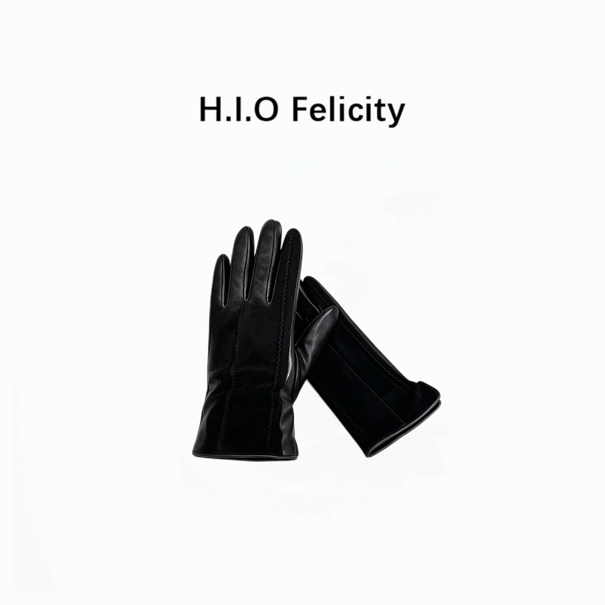 H.I.O Felicity真皮羊皮手套女士冬季保暖可触屏骑行ST67327