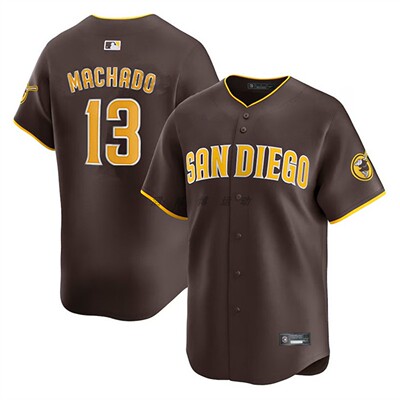 圣地亚哥教士队 San Diego Padres 13#MACHADO 男子运动棒球服
