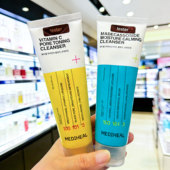 清爽不油 韩国Mediheal美迪惠尔积雪草洗面奶胶原维VC茶树洁面乳